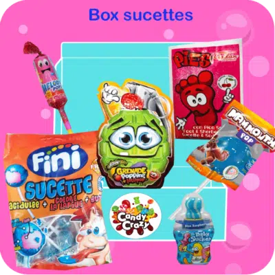 Candy box sucettes