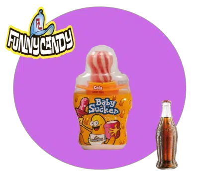 sucette biberon baby sucker cola