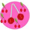 sucette cerise double