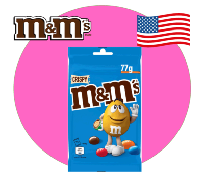 M&Ms crispy 77 grammes