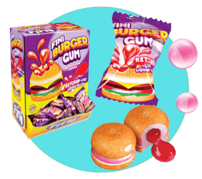 Burger gum