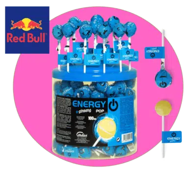 sucette energy RED BULL