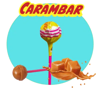 Sucette carambar caramel