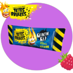 Tête brûlée barre framboise kitsch