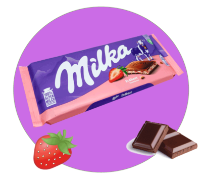 Milka fraise