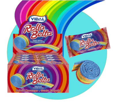 Vidal rolla belta rainbow