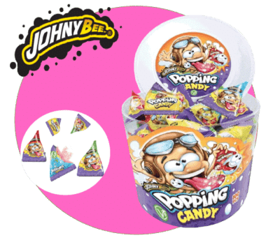 Berlingot de poudre poppin candy de Johny bee