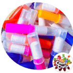 bonbon rouge à lèvres dextrose