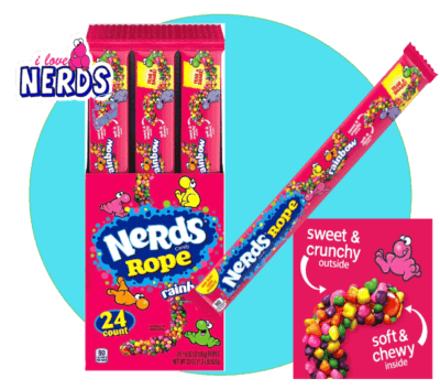 Wonka rainbow nerds rope
