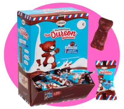 Petit ourson guimauve en chocolat cémoi