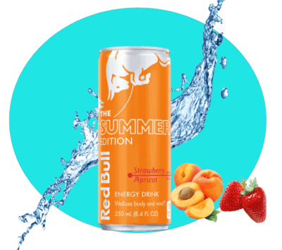 red bull abricot fraise