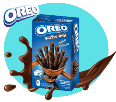wafer roll chocolat oréo