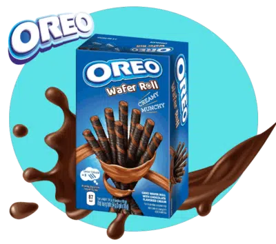 wafer roll chocolat oréo