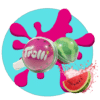 watermelon splash, bonbon pastèque trolli