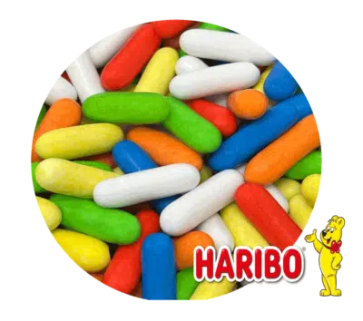 Bonbon capsules réglisse haribo