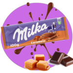 Milka coeur caramel