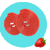 bonbon rouleau fraise
