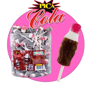 sucette bouteille cola