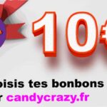 Bon cadeau 10e candycrazy