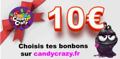 Bon cadeau 10e candycrazy