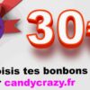 Bon cadeau bonbons 30e candycrazy