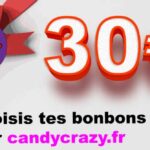 Bon cadeau bonbons 30e candycrazy
