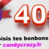 Bon cadeau bonbons 40e candycrazy
