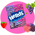 nerds fraise raisin