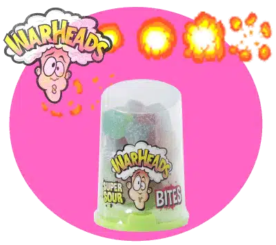 warheads sour bites (cubes)