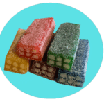 briques multicolores