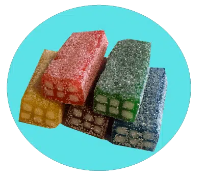 briques multicolores