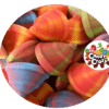 toupies multicolores bonbons