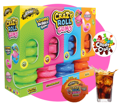 Crazy roll gum cola - Candy Crazy