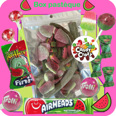 Box bonbons pastèque