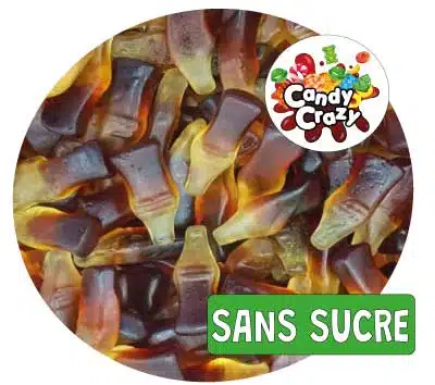 Bonbons sans sucre cola