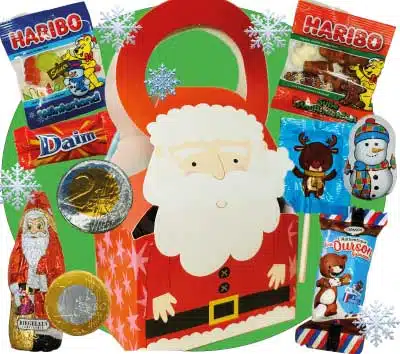 Box en forme de Père Noël
