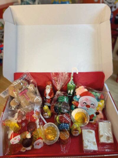 Box cadeau noel détails des bonbons