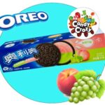 Oreo pêche blanche raisin