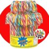 sucre d'orge cane multicolore