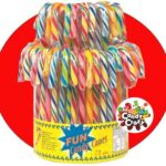 sucre d'orge cane multicolore