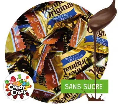 Bonbons sans sucre chocolat Werthers