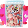 mélange de bonbons roses