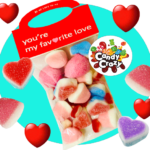 Bonbons cadeau saint Valentin