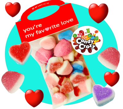 Bonbons cadeau saint Valentin