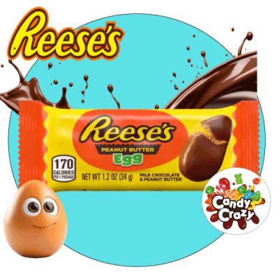 Reese's oeuf chocolat lait beurre de cacahuètes