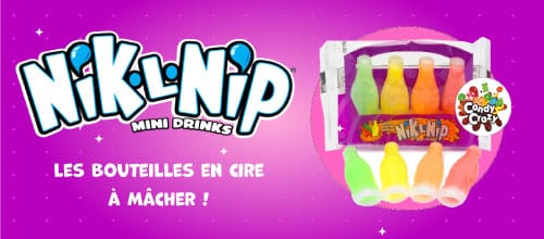 bonbon bouteille en cire Nik L Nip