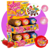 rolli gum fraise chewing-gum rouleau