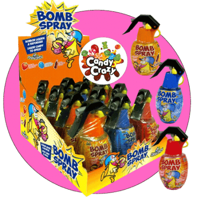 bonbon liquide bomb spray