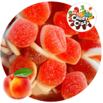 bonbon pêche fourrée