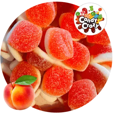 bonbon pêche fourrée